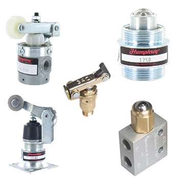 roller cam and roller ball operated valves